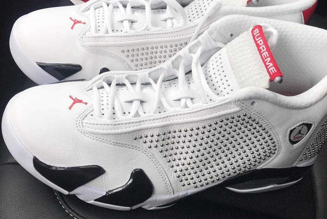 LOOK AT THE SUPREME X AIR JORDAN 14