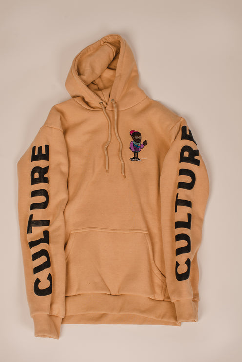 Only The Cool Survive” Icon Hoodie Tan L/S