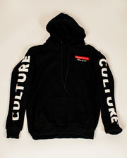 "Only The Cool Survive” Badge Hoodie Black L/S