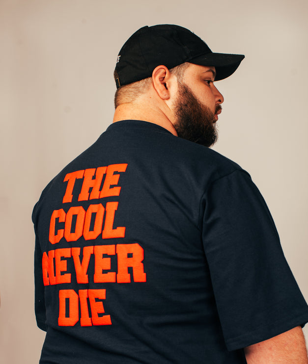 “The Cool Never Die” Icon Tee Navy