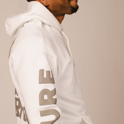 "Only The Cool Survive” Icon Hoodie White L/S
