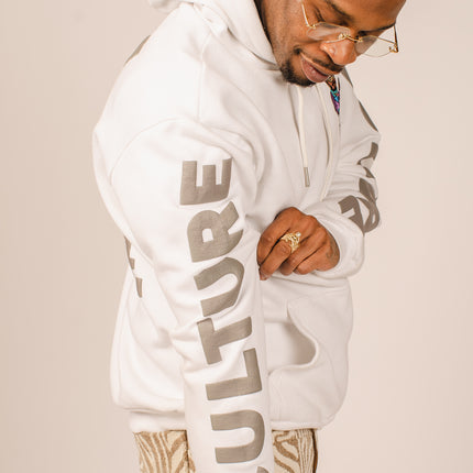 "Only The Cool Survive” Icon Hoodie White L/S