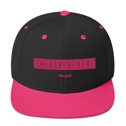 Pink Logo Snapback Hat