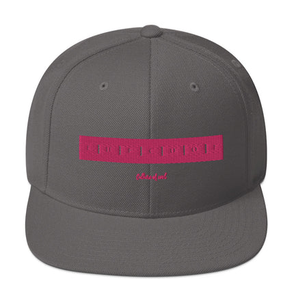 Pink Logo Snapback Hat