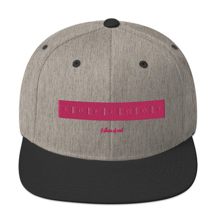 Pink Logo Snapback Hat