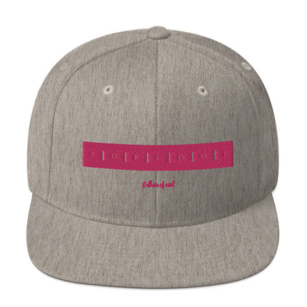 Pink Logo Snapback Hat