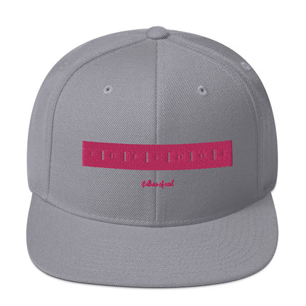 Pink Logo Snapback Hat