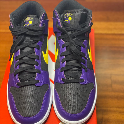 Nike Dunk High EMB Lakers