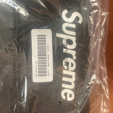 Supreme Box Logo L/S Tee Black