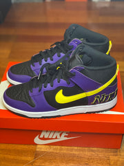 Nike Dunk High EMB Lakers