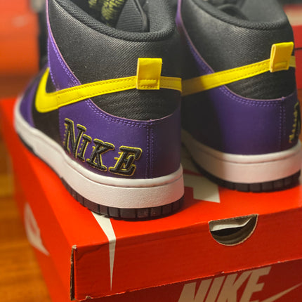 Nike Dunk High EMB Lakers
