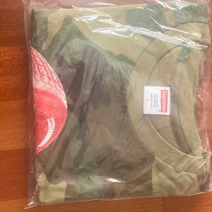 Supreme Tire Tee Woodland Camo