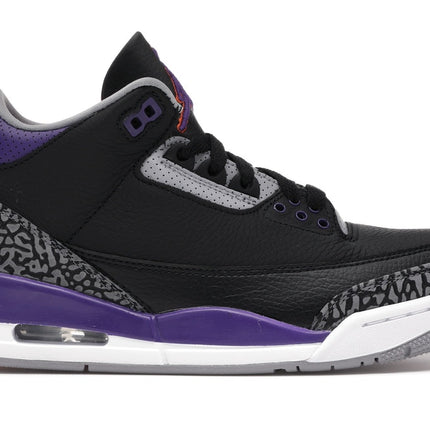 Jordan 3 Retro Black Court Purple