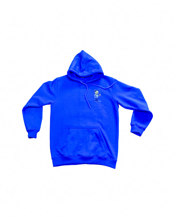 "Only The Cool Survive” Icon Hoodie Blue L/S